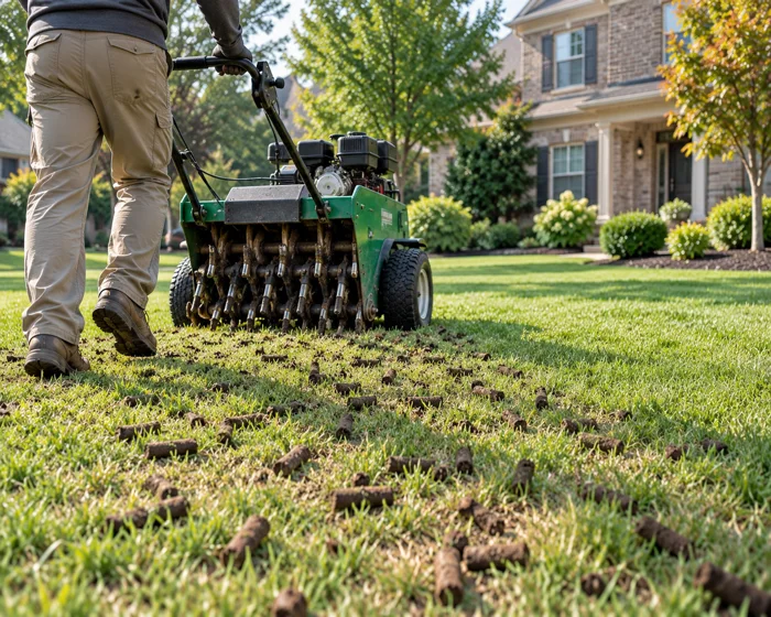 Aeration & Overseeding by Sierra Lawn Care